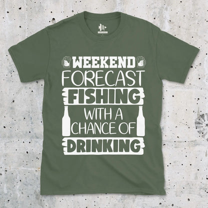 Military Green, Weekend Forecast Tee – fish-room