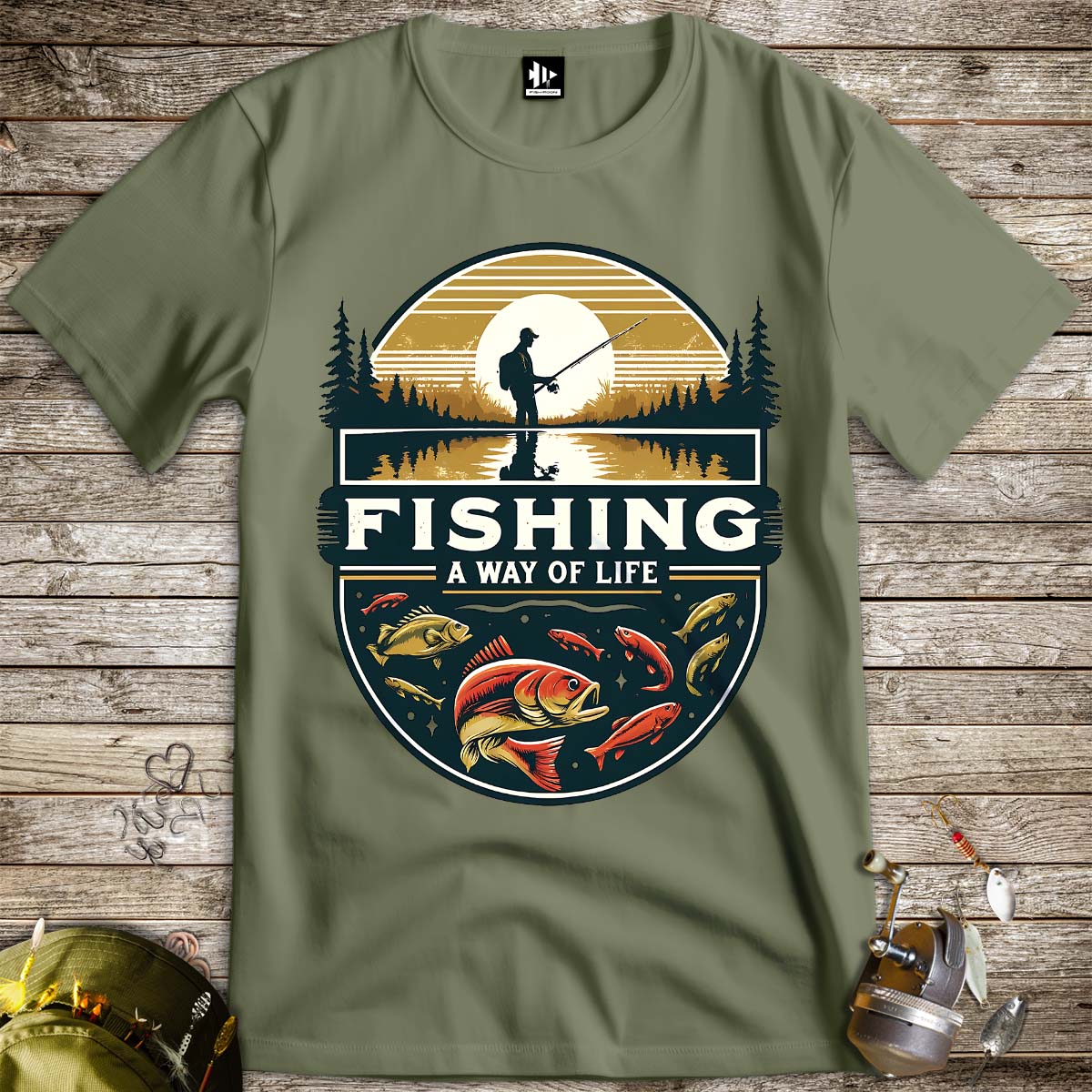 Fishing, Way of Life Tee-funny fishing t shirt-FISH-ROOM LLC