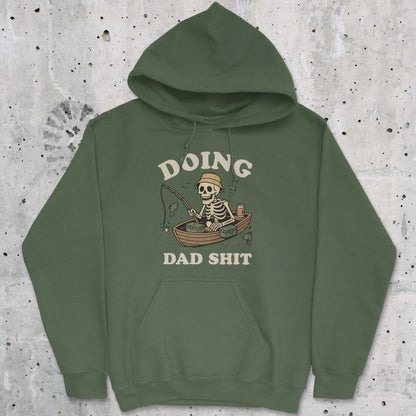 Military Green, Doing Dad Shit Hoodie – fish-room
