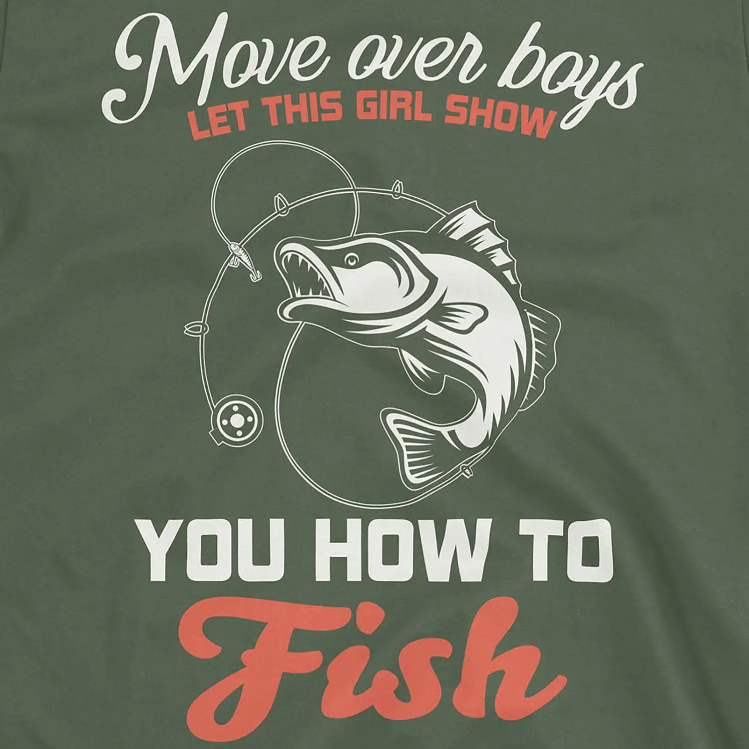 Move Over Boys Tee Military Green T-Shirt