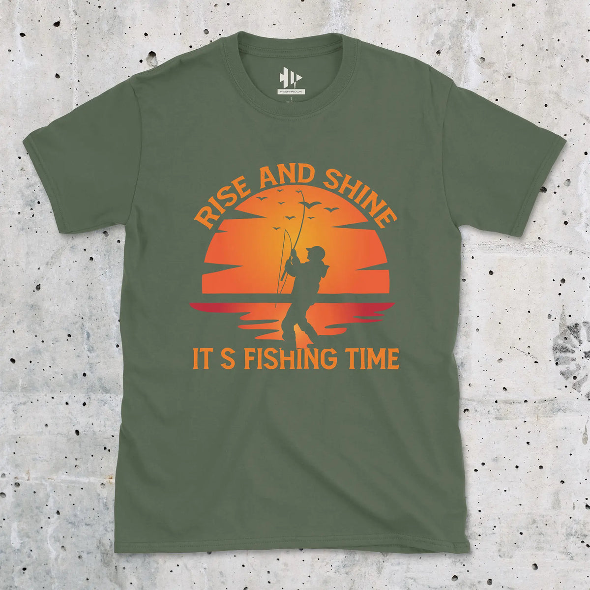 Military Green, Rise and Shine Tee – fish-room