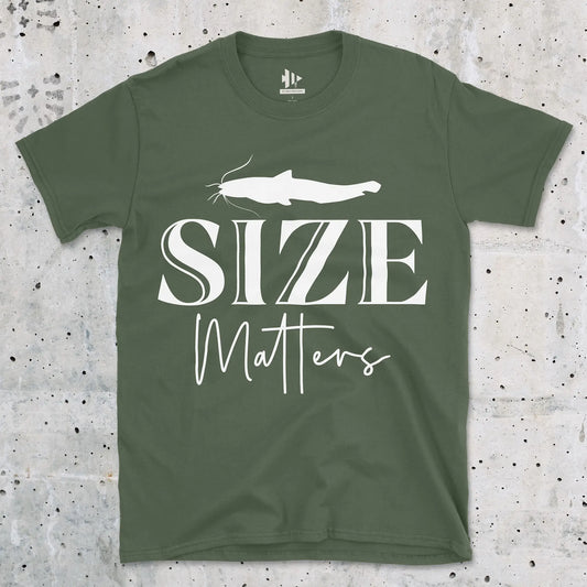 Military Green, Size Matters Tee – fish-room