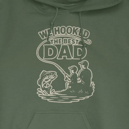 Military Green, We Hooked the Best Dad Hoodie – fish-room