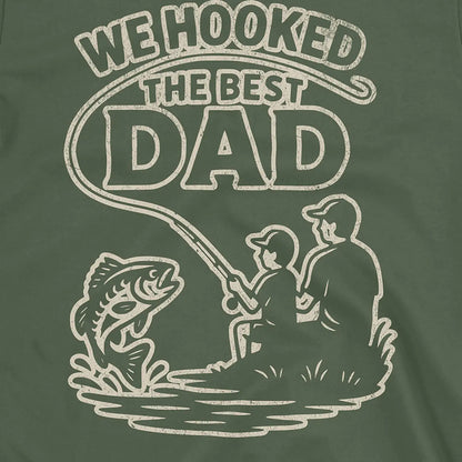 Military Green, We Hooked the Best Dad Tee – fish-room