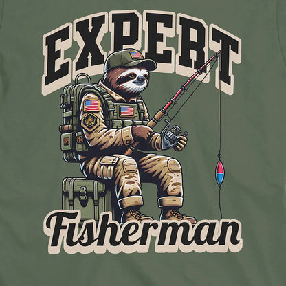 Military Green, Expert Fisherman Tee – fish-room