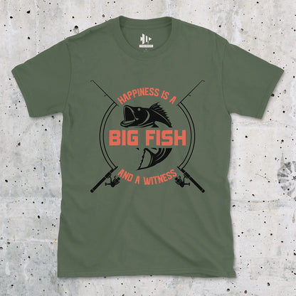 Military Green, Big Fish Happiness Tee – fish-room