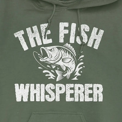 Military Green, The Fish Whisperer Hoodie – fish-room