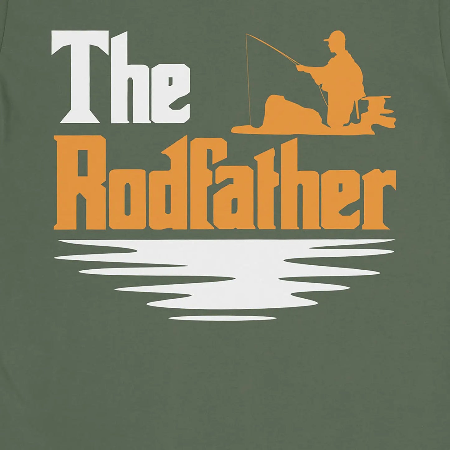 Military Green, The Rodfather Tee – fish-room