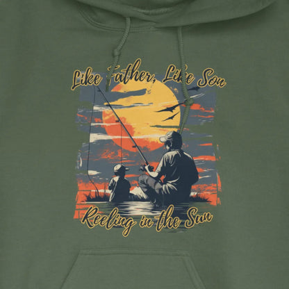 Military Green, Like Father Like Son Hoodie – fish-room