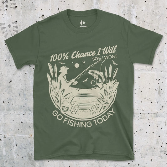 100% Fishing Day Tee