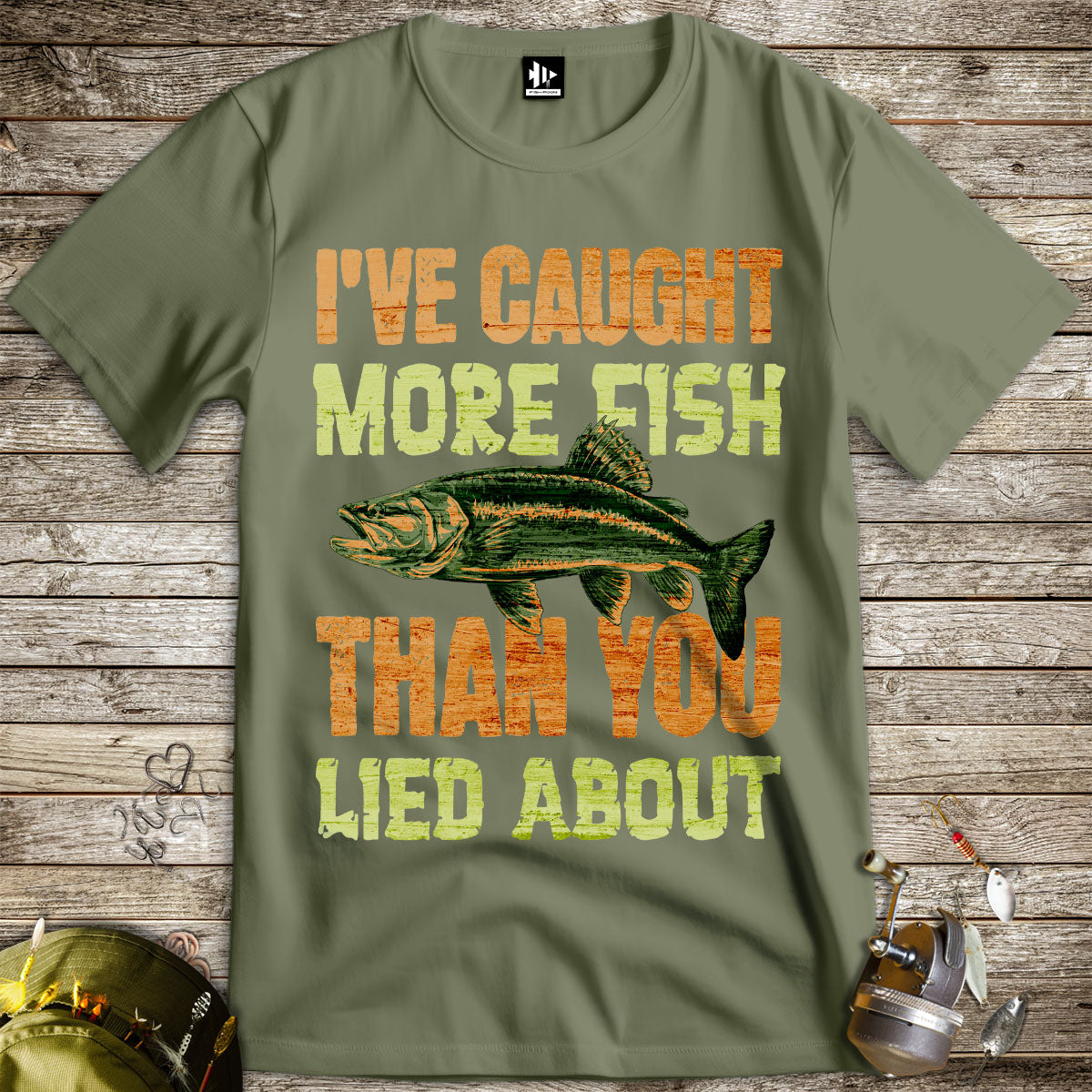 I've Caught More Fish Than You Lied About Tee-funny fishing t shirt-FISH-ROOM LLC