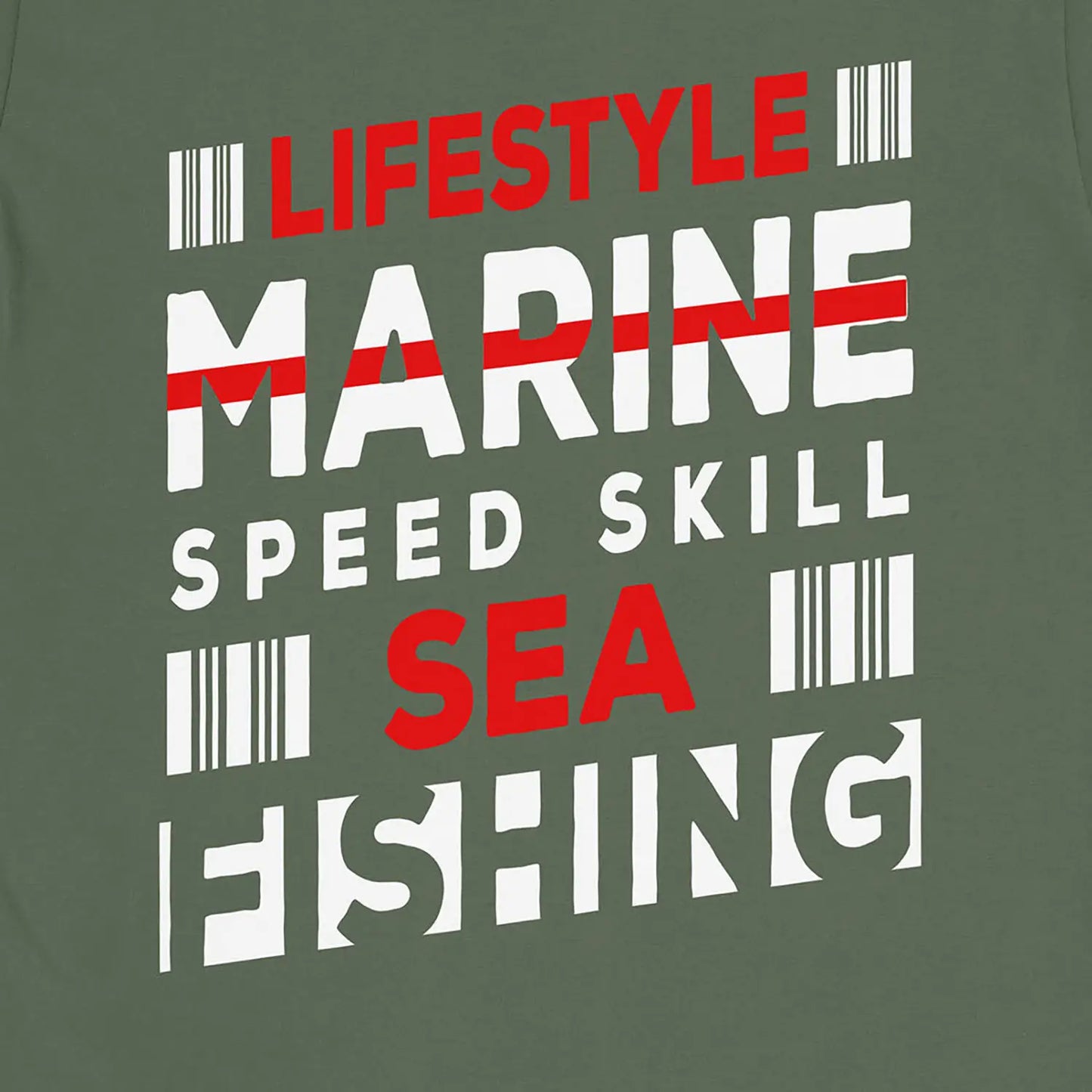 Military Green, Marine Speed Skill Tee – fish-room