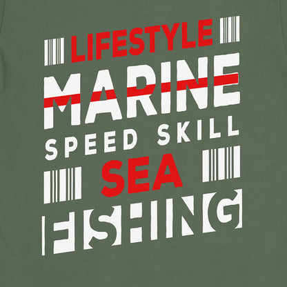 Military Green, Marine Speed Skill Tee – fish-room