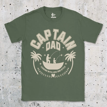 Military Green, Captain Dad Tee – fish-room