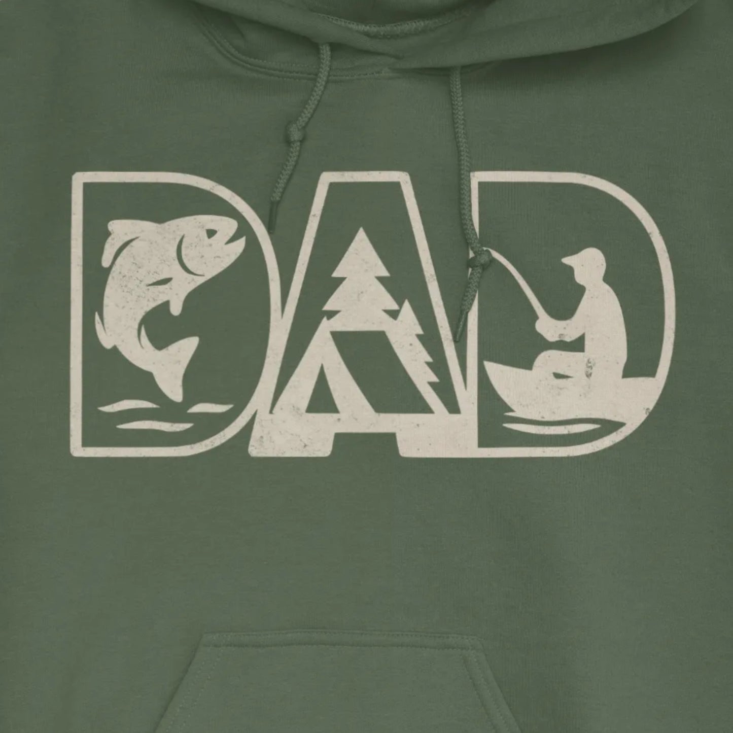 Military Green, Dad Hoodie – fish-room