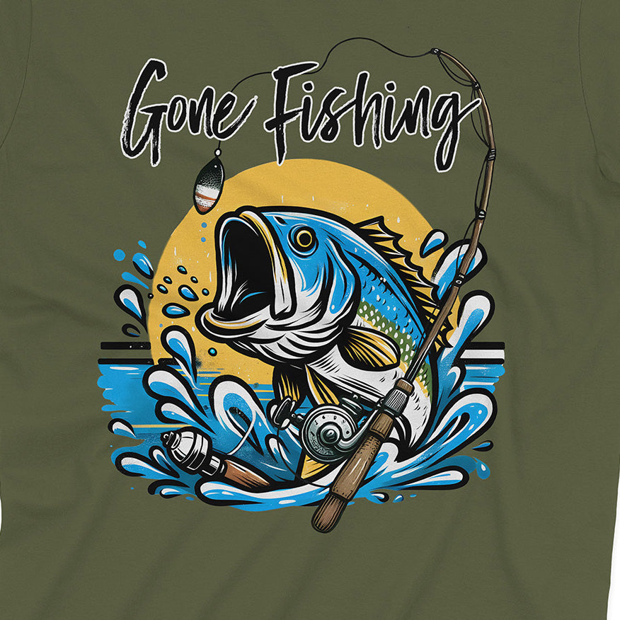 Gone Fishing Tee