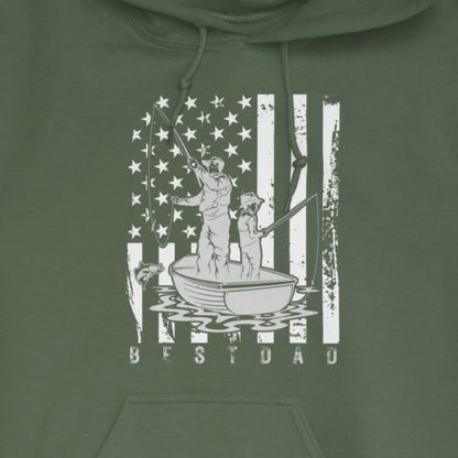 Military Green, Best Dad Hoodie – fish-room