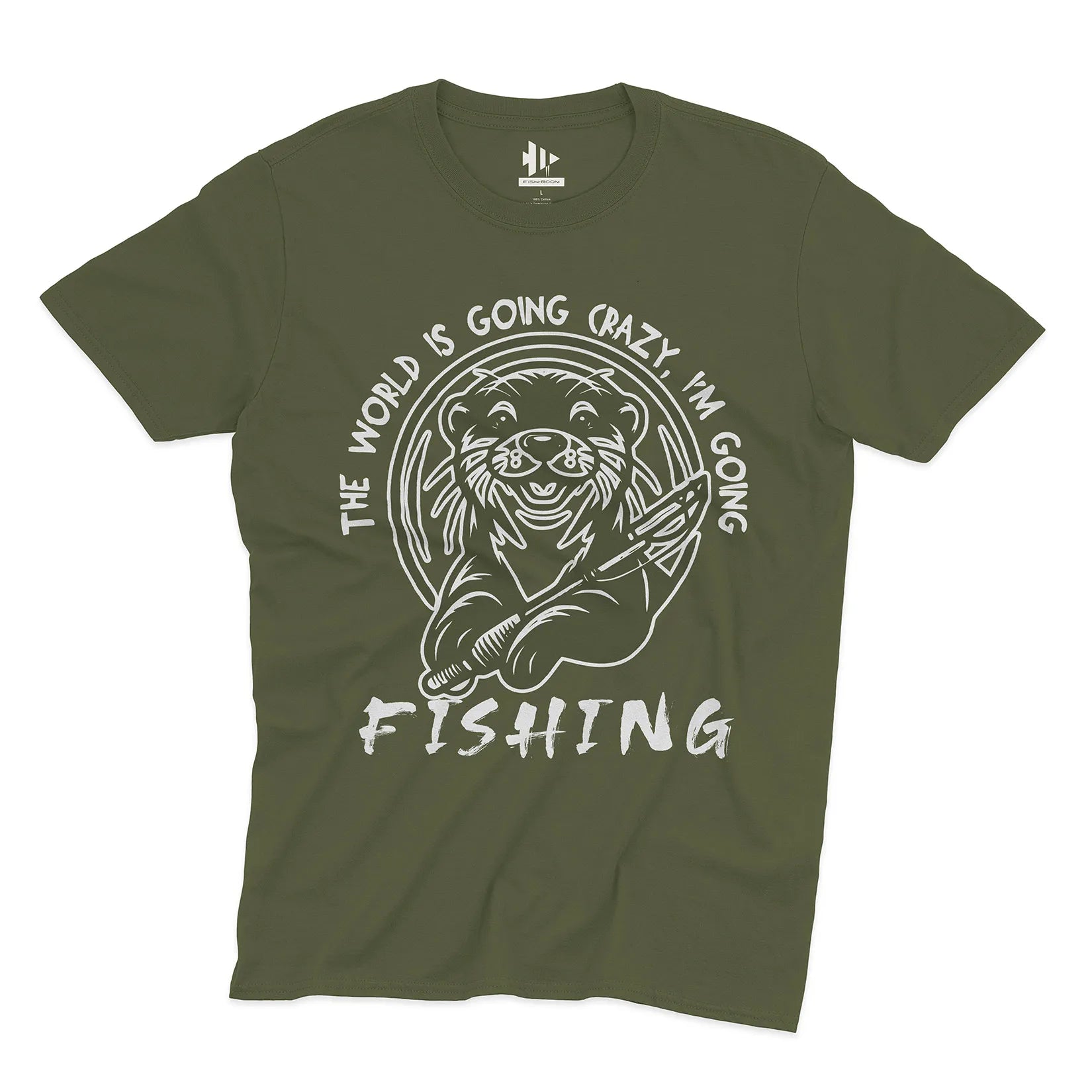 The World is Going Crazy, I'm Going Fishing Tee