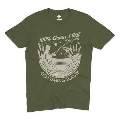 100% Fishing Day Tee