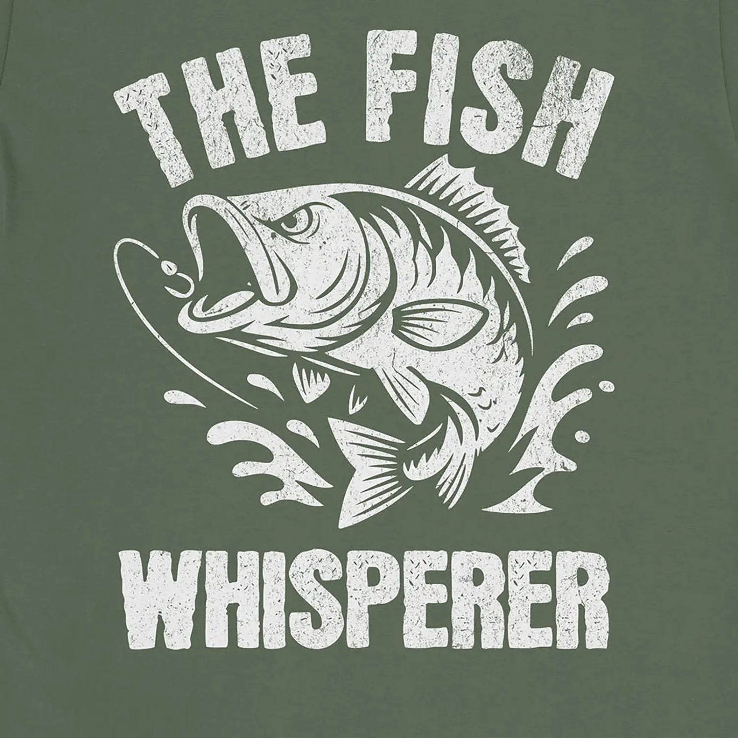 The Fish Whisperer Tee Military Green T-Shirt