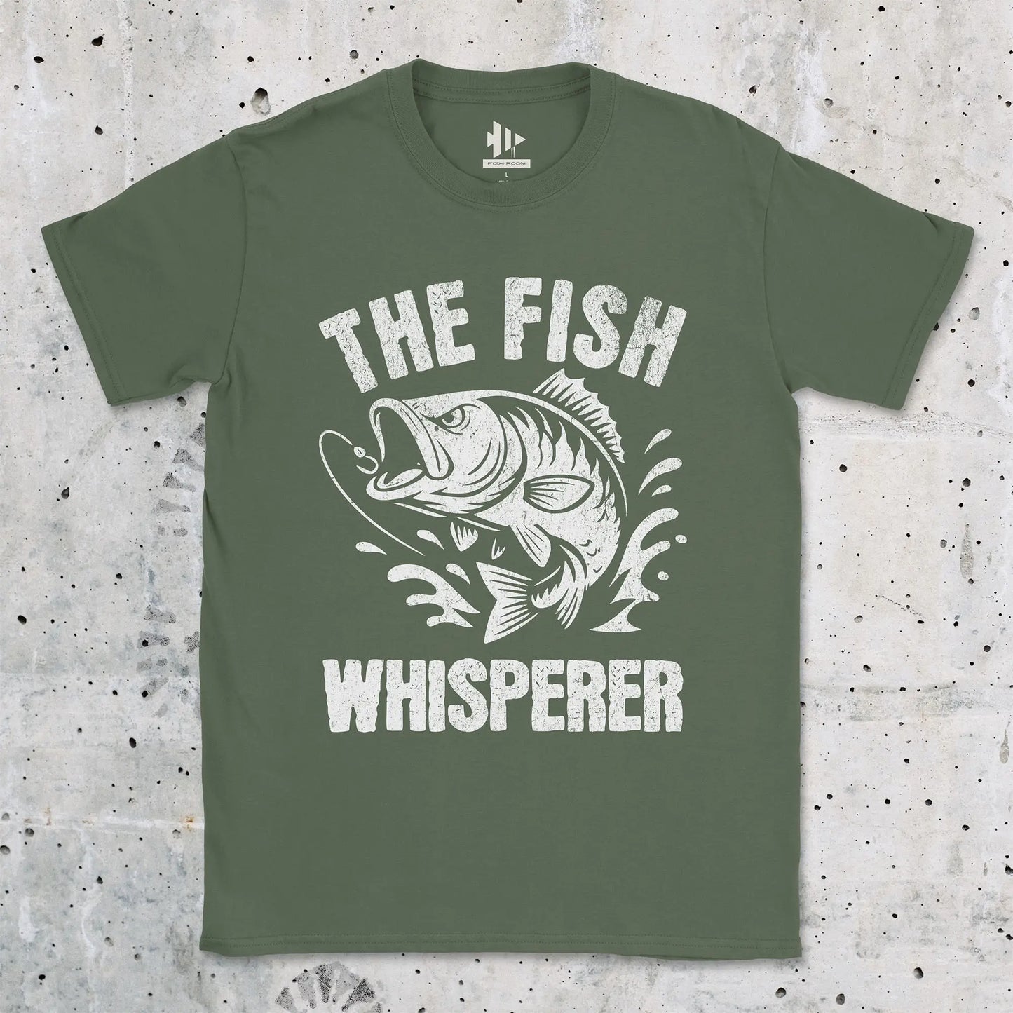 The Fish Whisperer Tee Military Green T-Shirt