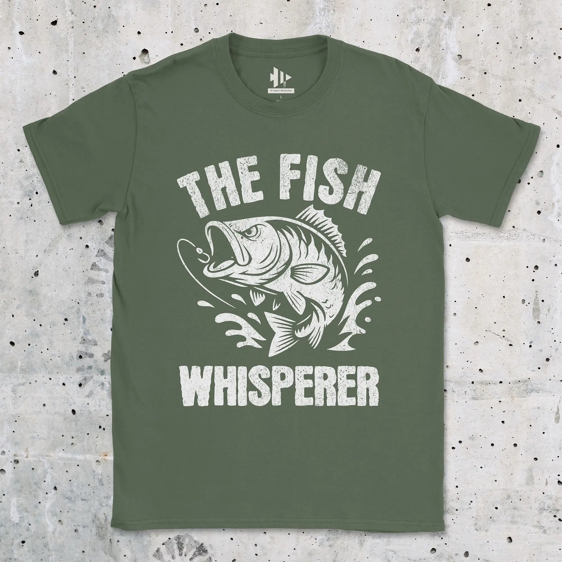 The Fish Whisperer Tee Military Green T-Shirt