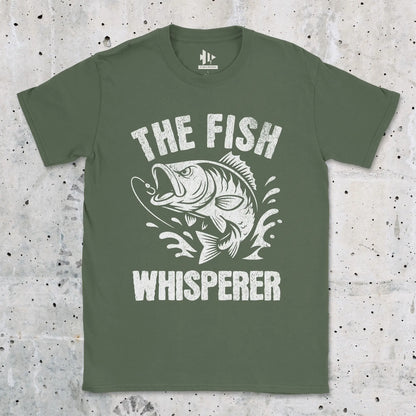The Fish Whisperer Tee Military Green T-Shirt