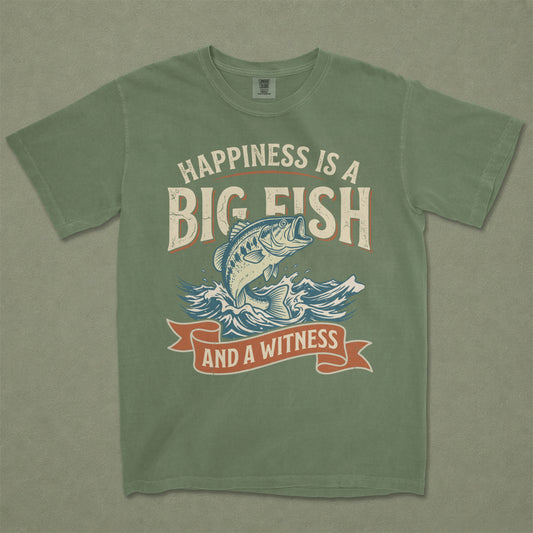 Happiness Is A Big Fish Tee