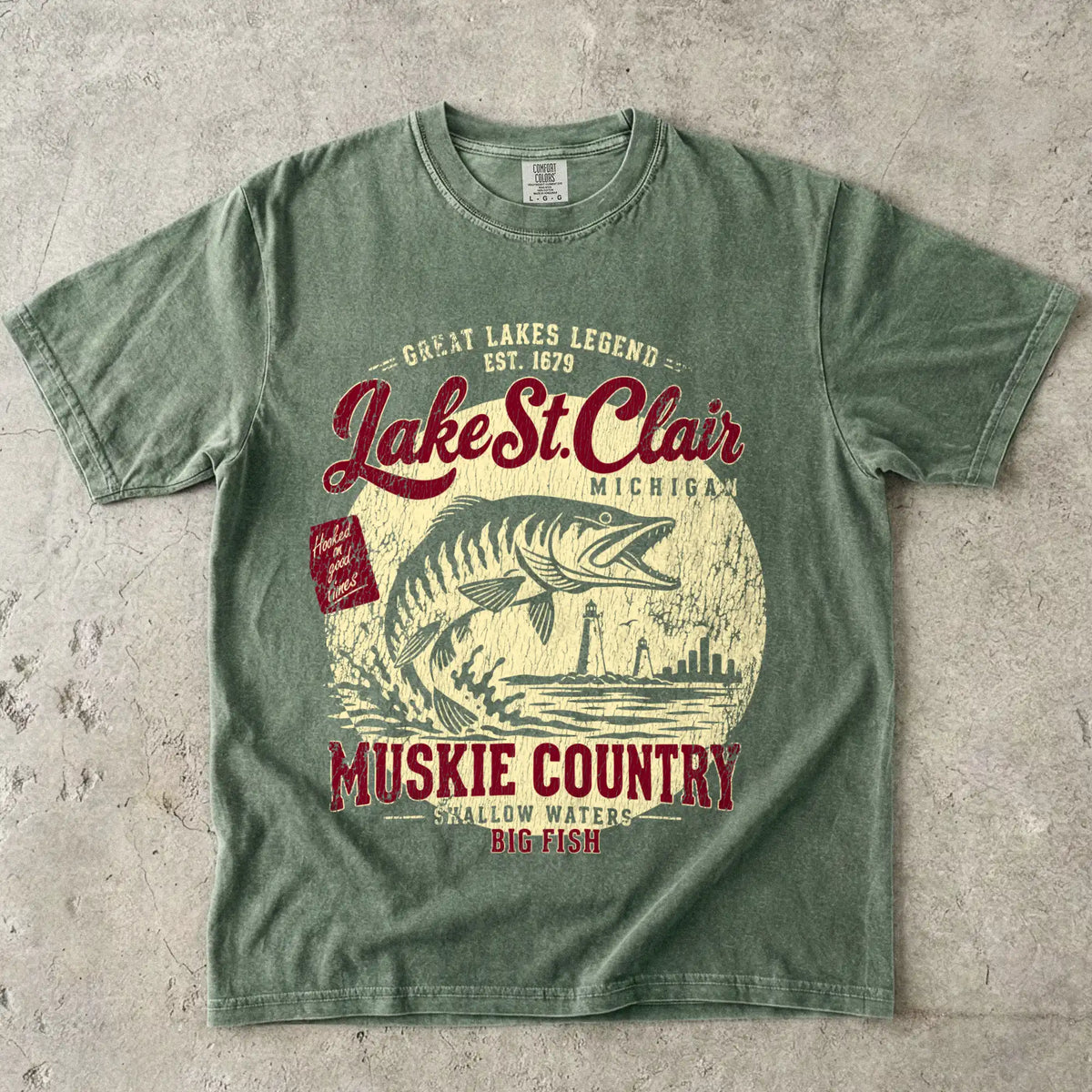 Lake St. Clair Muskie Tee