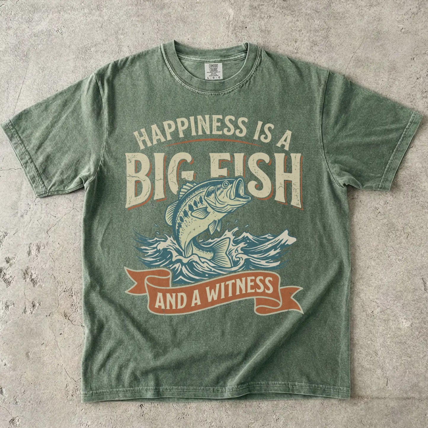 Happiness Is A Big Fish Tee