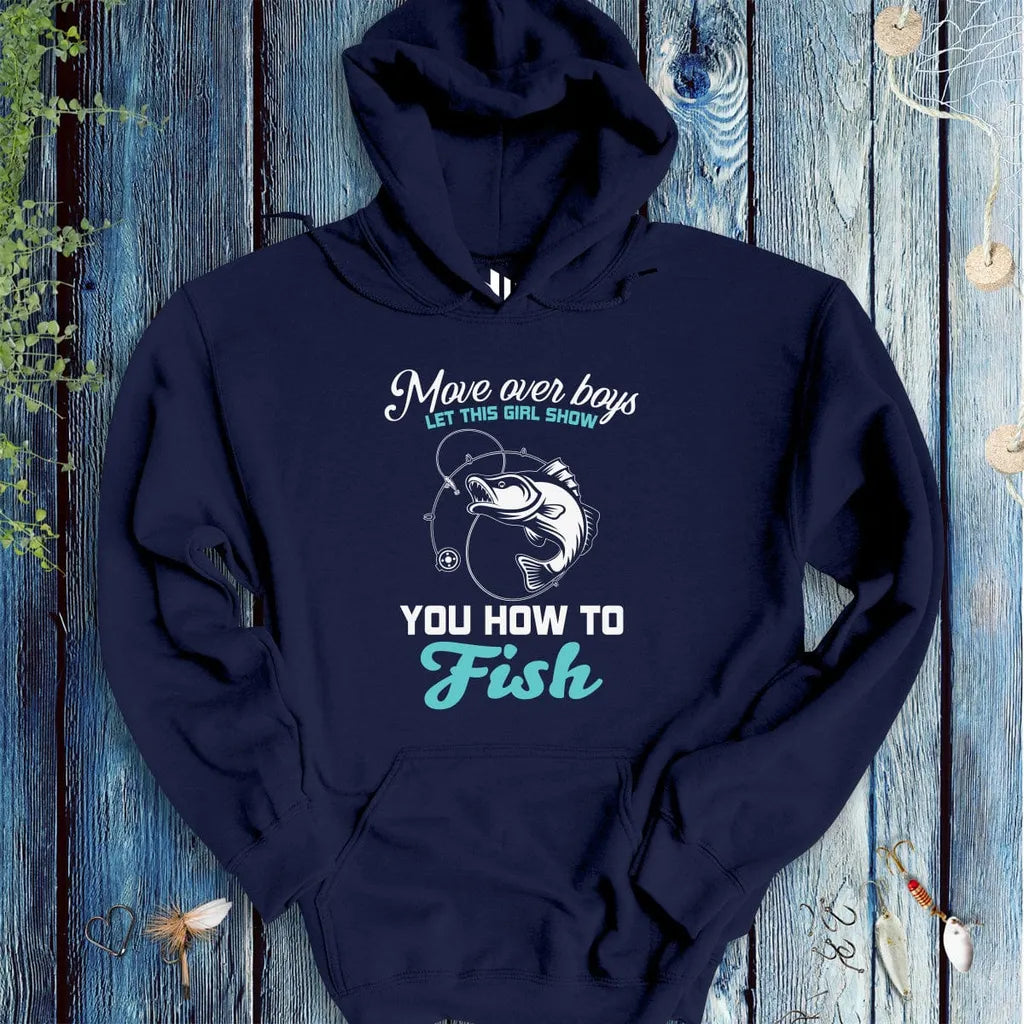 Move Over Boys! Hoodie - FISH - ROOM LLC