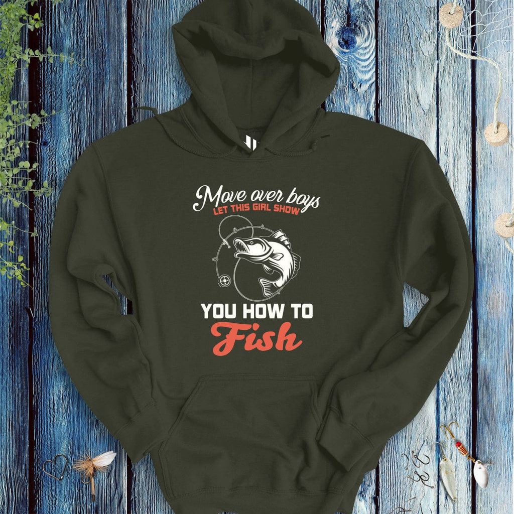 Move Over Boys! Hoodie - FISH - ROOM LLC