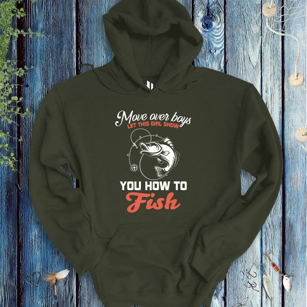 Move Over Boys! Hoodie - FISH - ROOM LLC