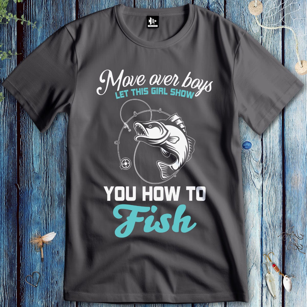 fish-room llc T-Shirt Charcoal / S Move Over Boys T-Shirt