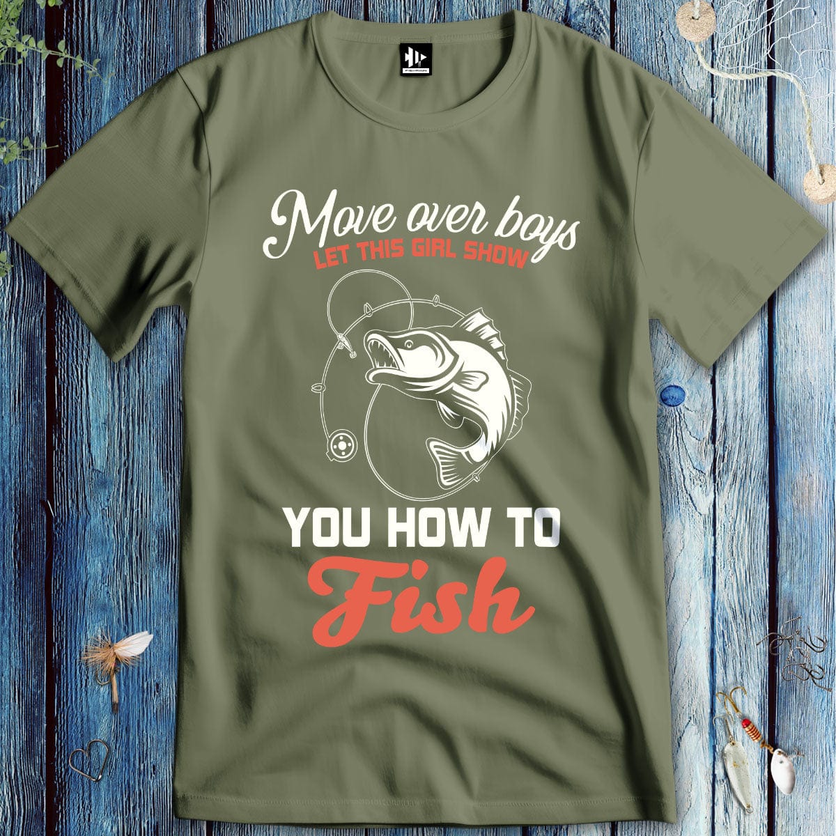 fish-room llc T-Shirt Military Green / S Move Over Boys T-Shirt