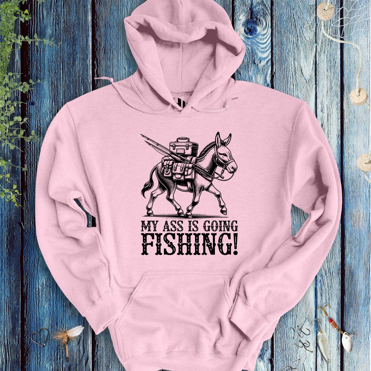 My Ass is Going Fishing! Hoodie-funny fishing t shirt-FISH-ROOM LLC
