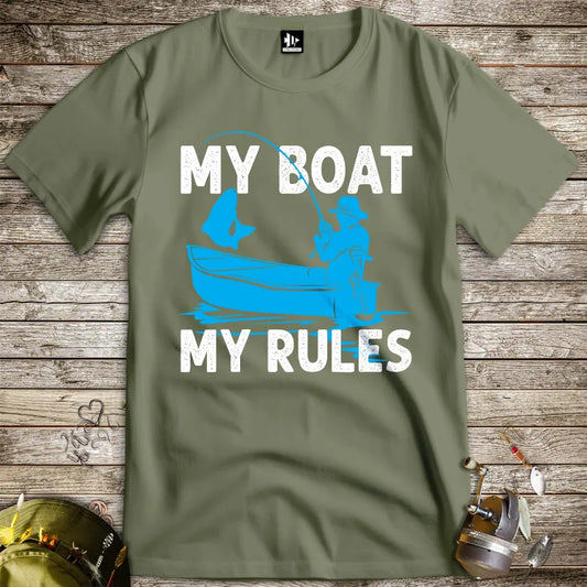 My Boat My Rules Tee - FISH - ROOM LLC