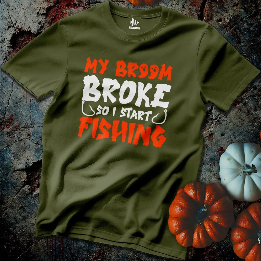 MY Broom Broke Tee - FISH - ROOM LLC