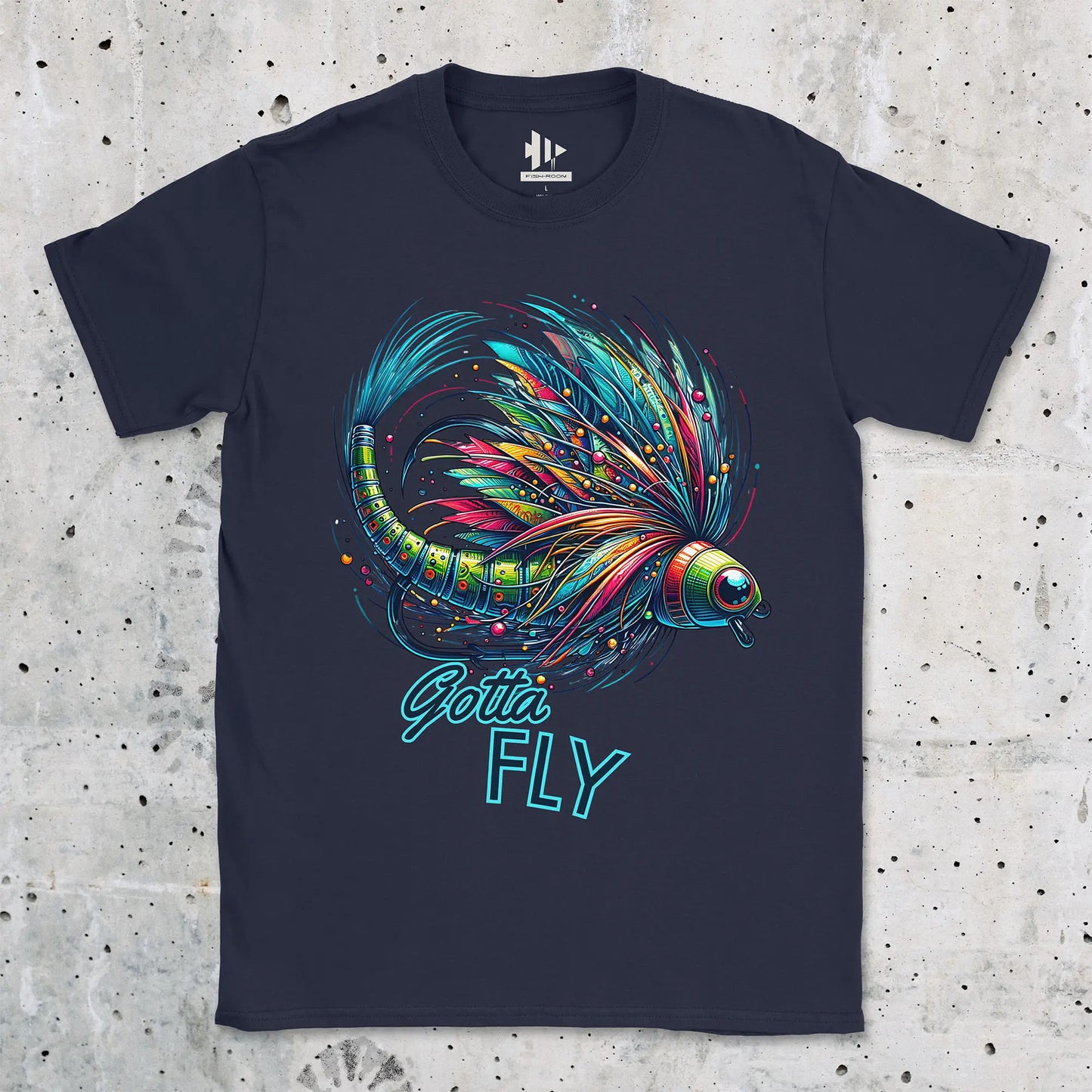 Navy, Gotta Fly Tee – fish-room