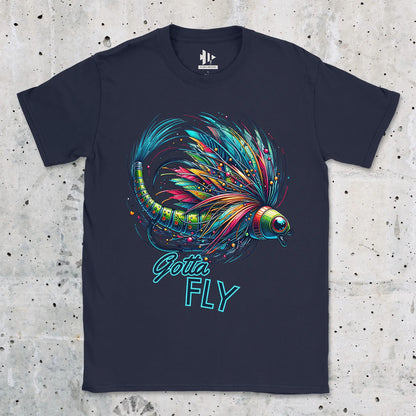 Navy, Gotta Fly Tee – fish-room