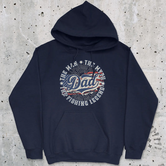 Navy, Legendary Dad Fishing Hoodie – fish-room