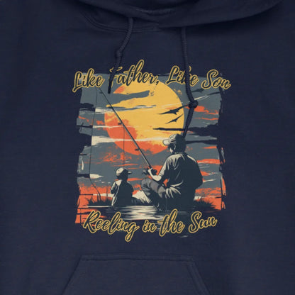 Navy, Like Father Like Son Hoodie – fish-room
