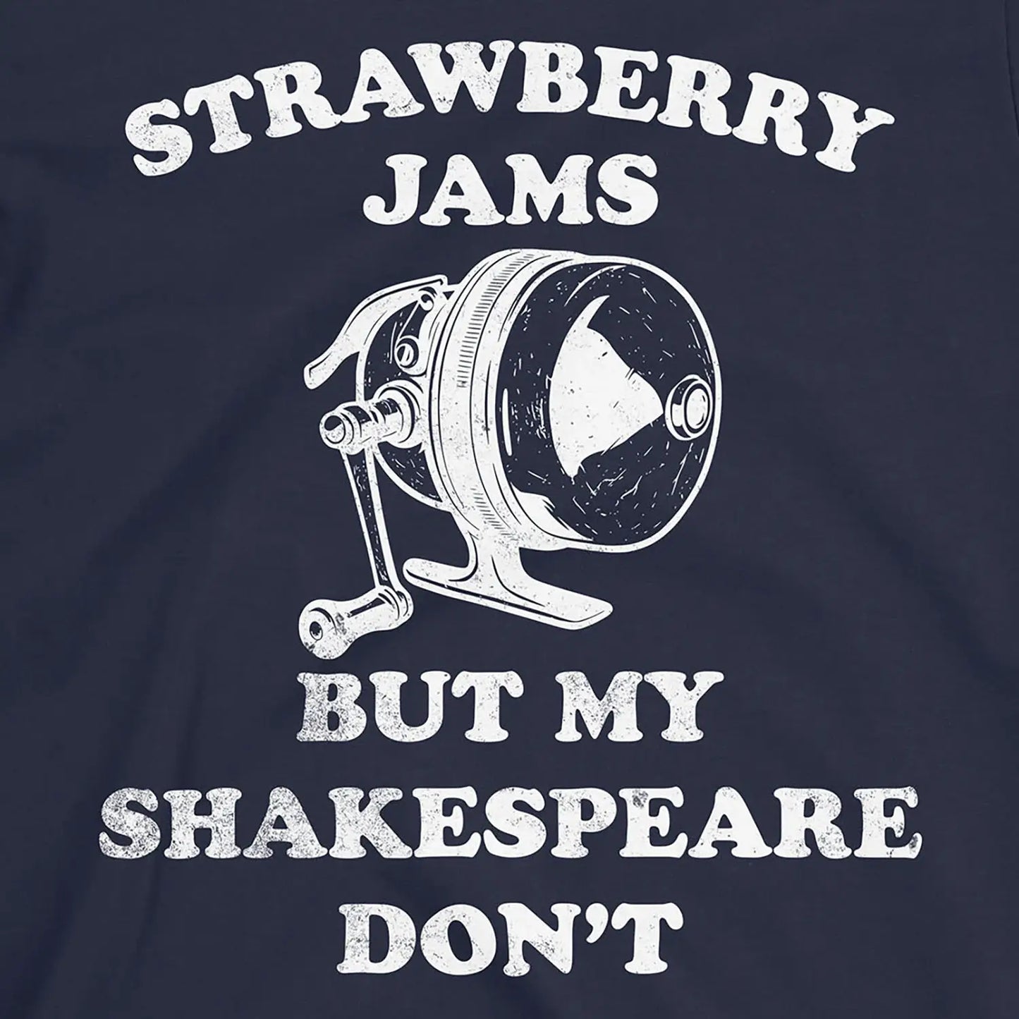 Navy, Strawberry Jams – But My Shakespeare Don’t Tee – fish-room