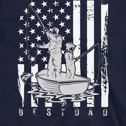 Navy, Best Dad Tee – fish-room