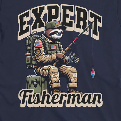 Navy, Expert Fisherman Tee – fish-room