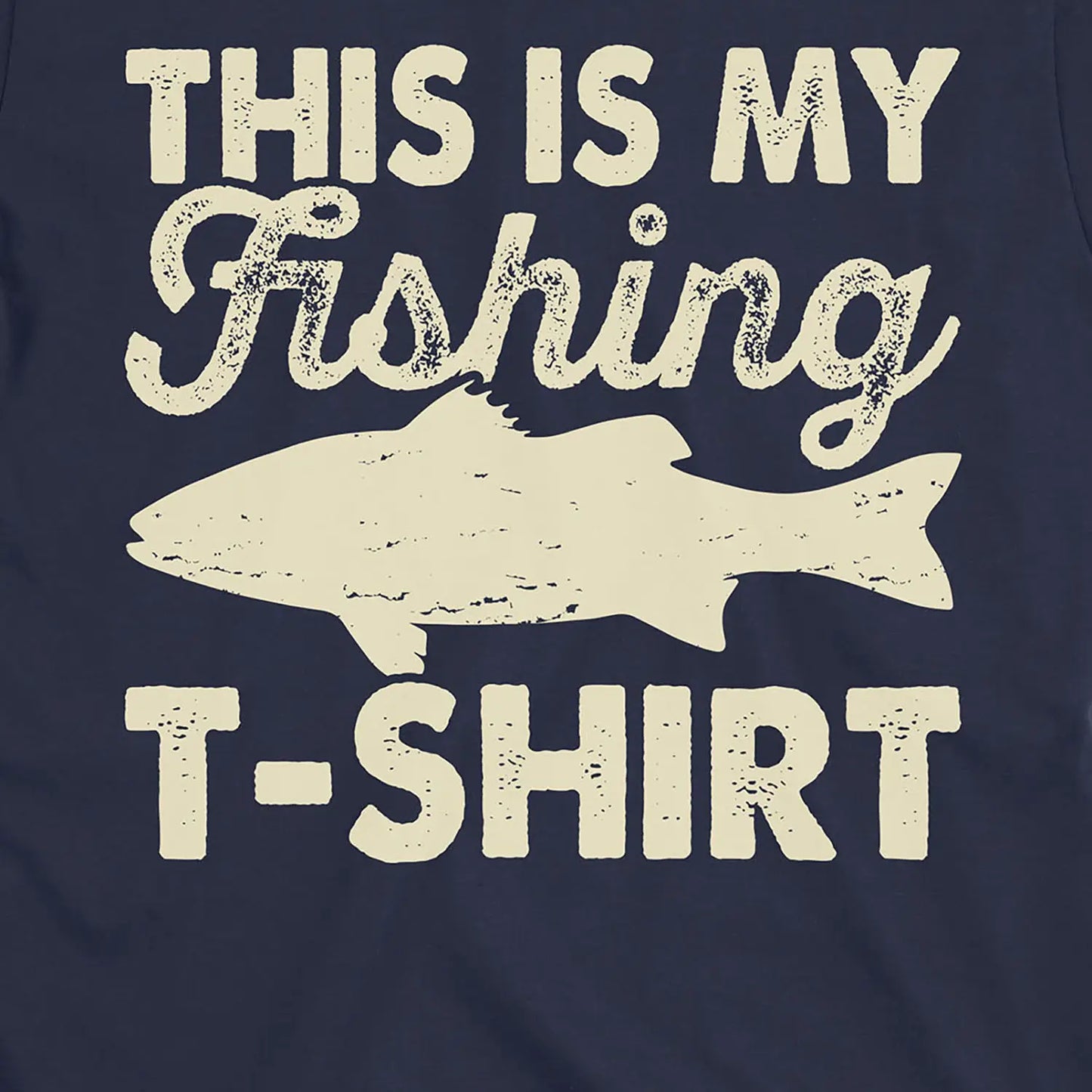 Navy, This Is My Fishing Tee – fish-room