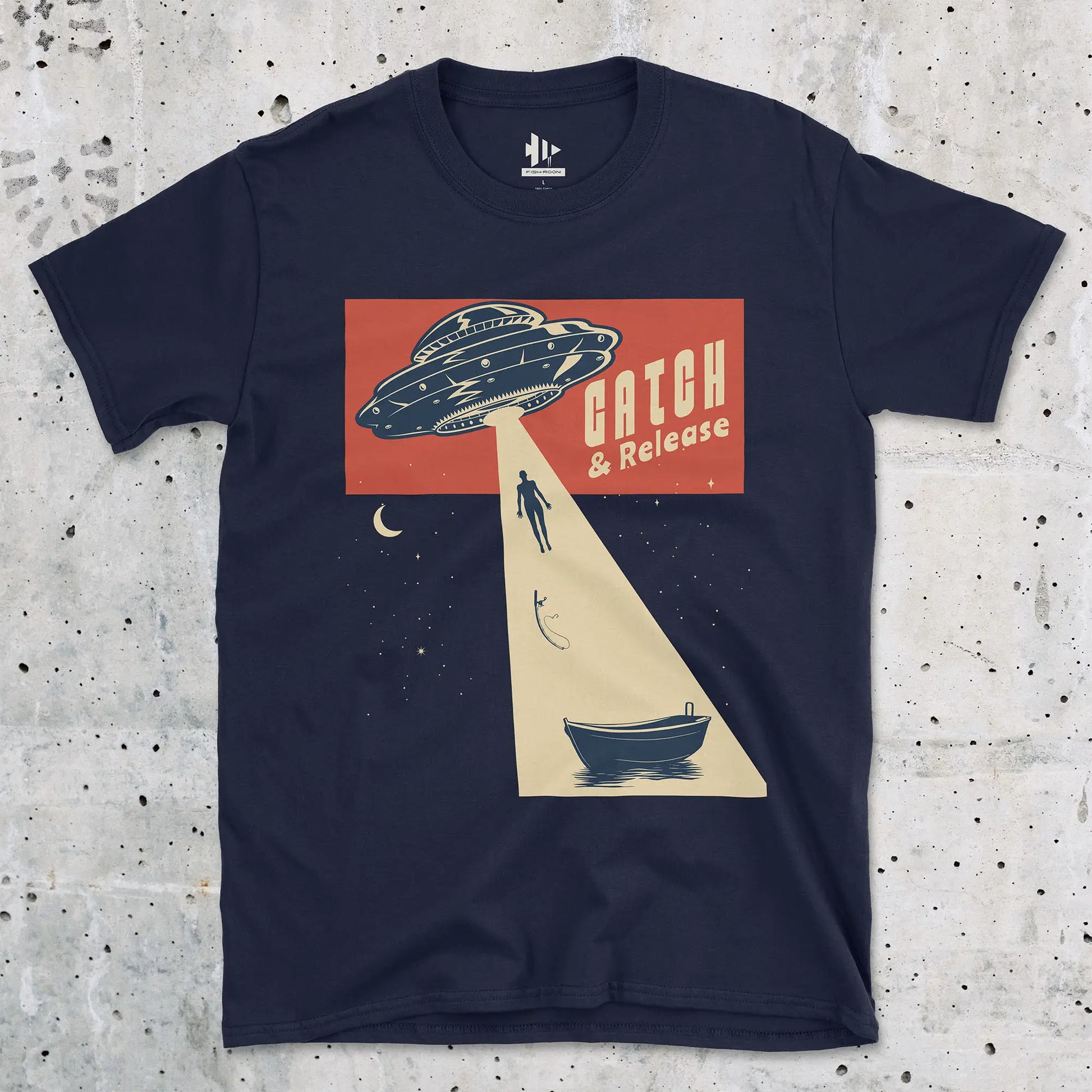 Catch & Release – UFO Edition Tee Navy T-Shirt