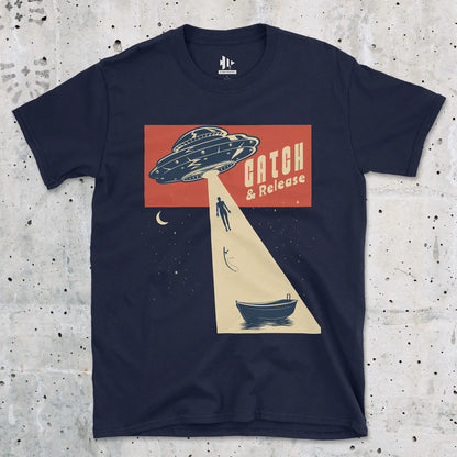 Catch & Release – UFO Edition Tee Navy T-Shirt