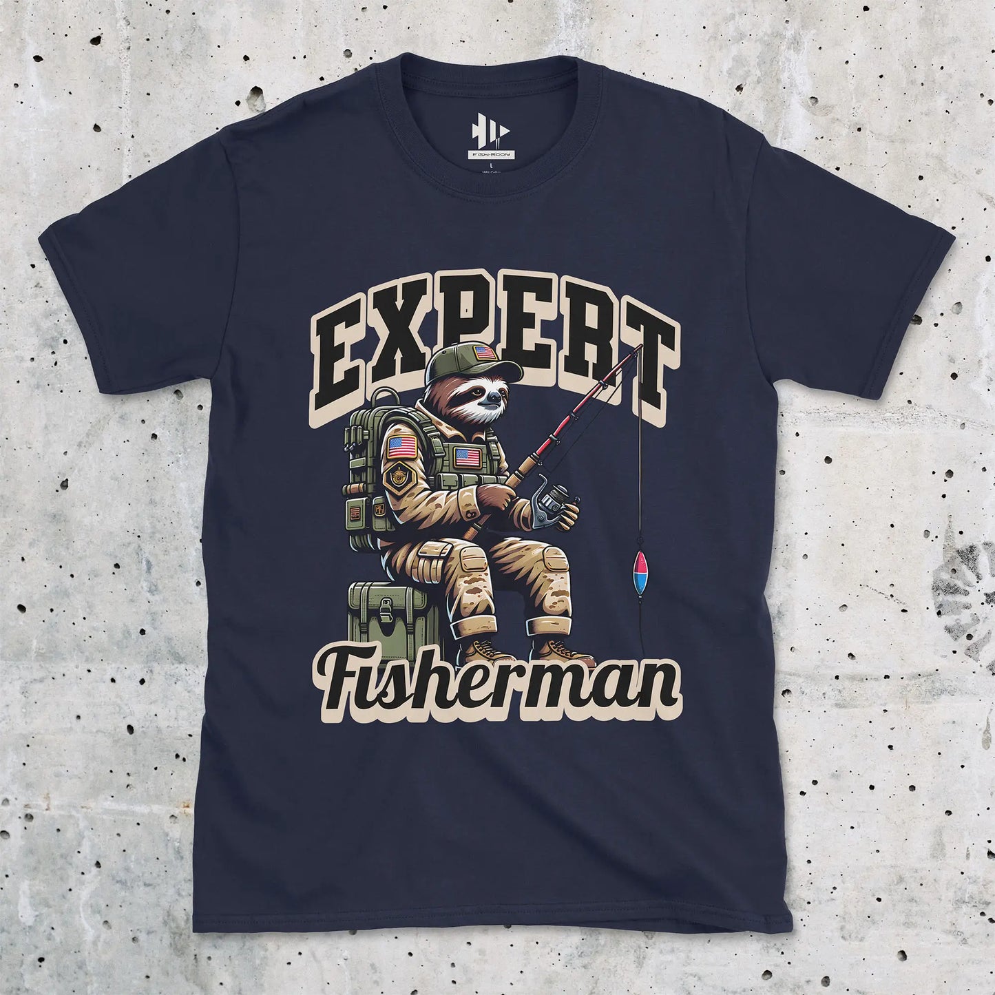 Navy, Expert Fisherman Tee – fish-room
