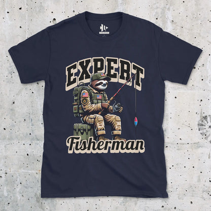 Navy, Expert Fisherman Tee – fish-room